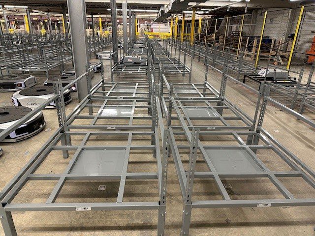 WPSS AMR pallet movers with high posts