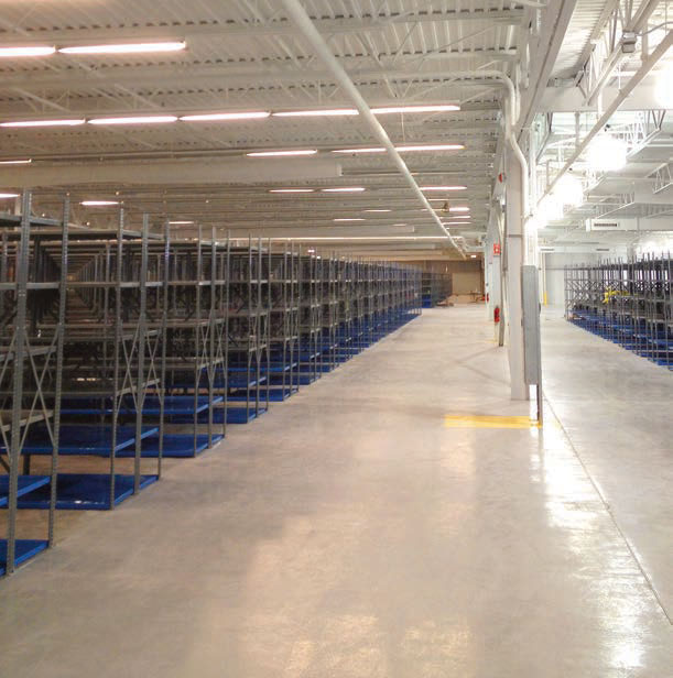 WPSS deluxe open shelving Ohio retail warehouse expansion and safety